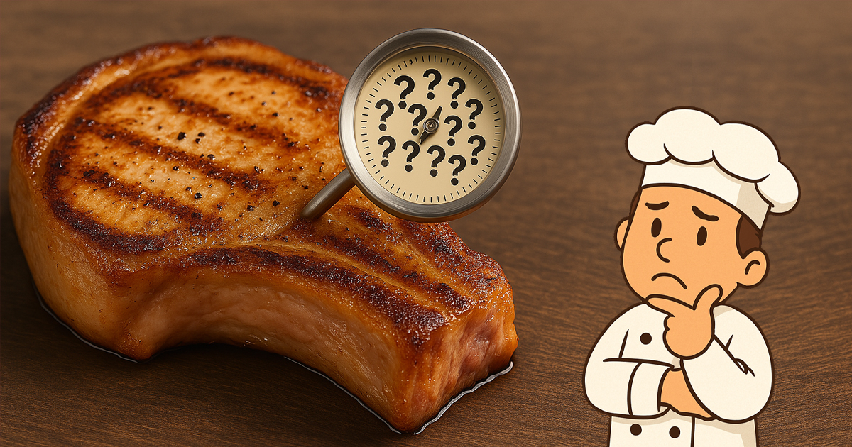 Perfect Pork chop cooking temperature